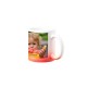 Taza con base roja 15323